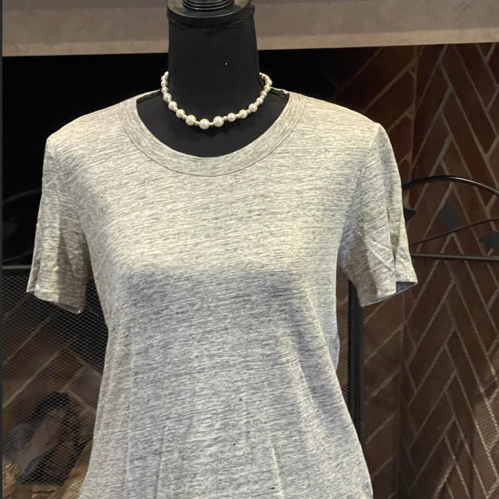 08.17.25_14 KR signed Faux pearl choker with silvertone separators